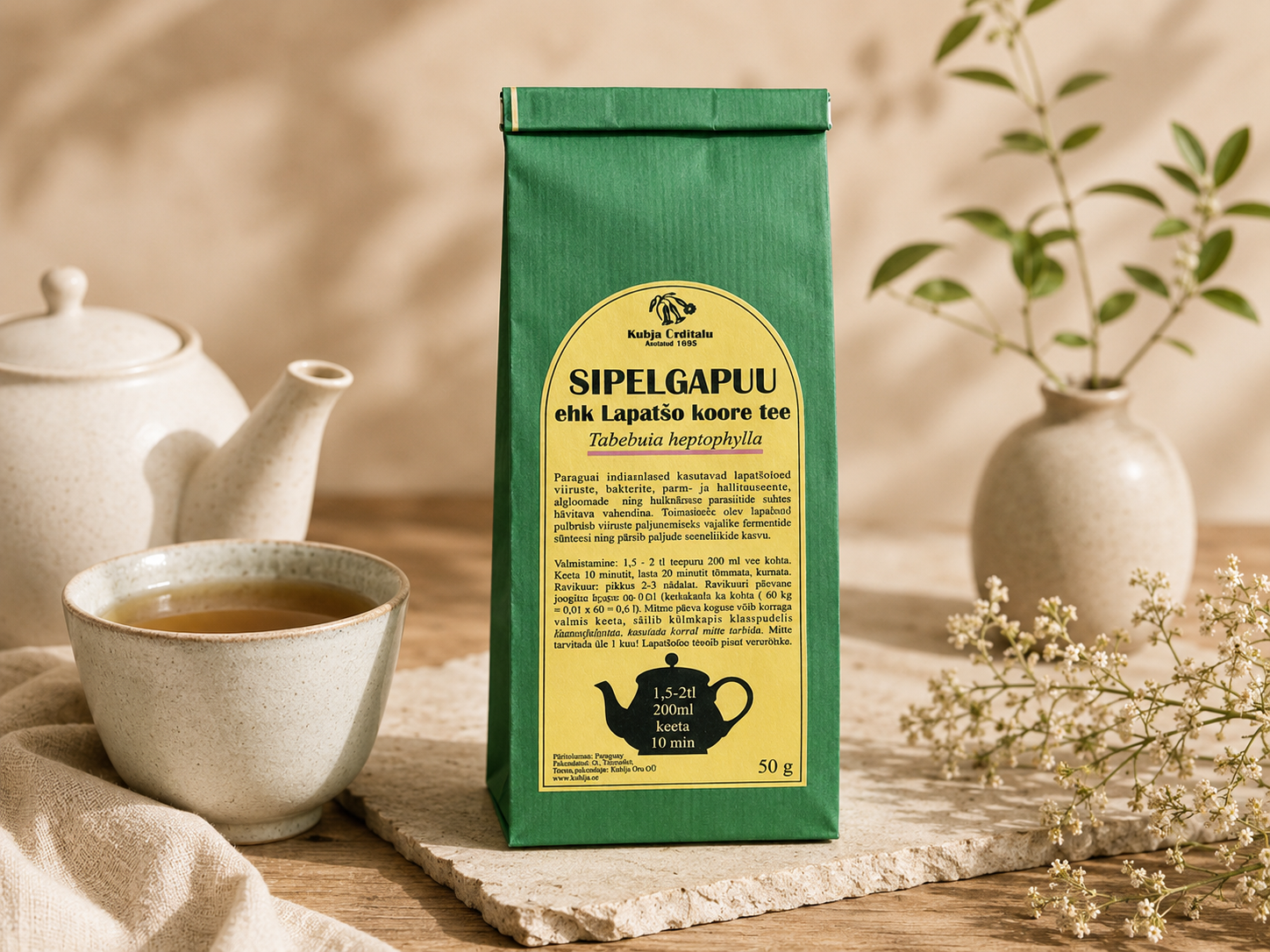 Sipelgapuu tee
